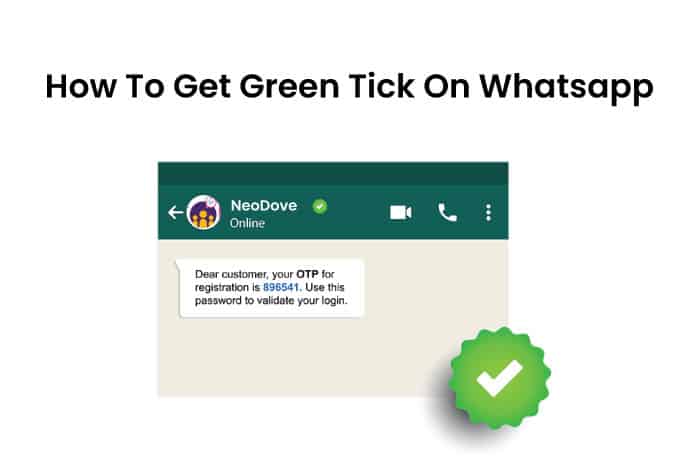 What exactly is the Verified Account Badge or the Green Tick on WhatsApp l NeoDove