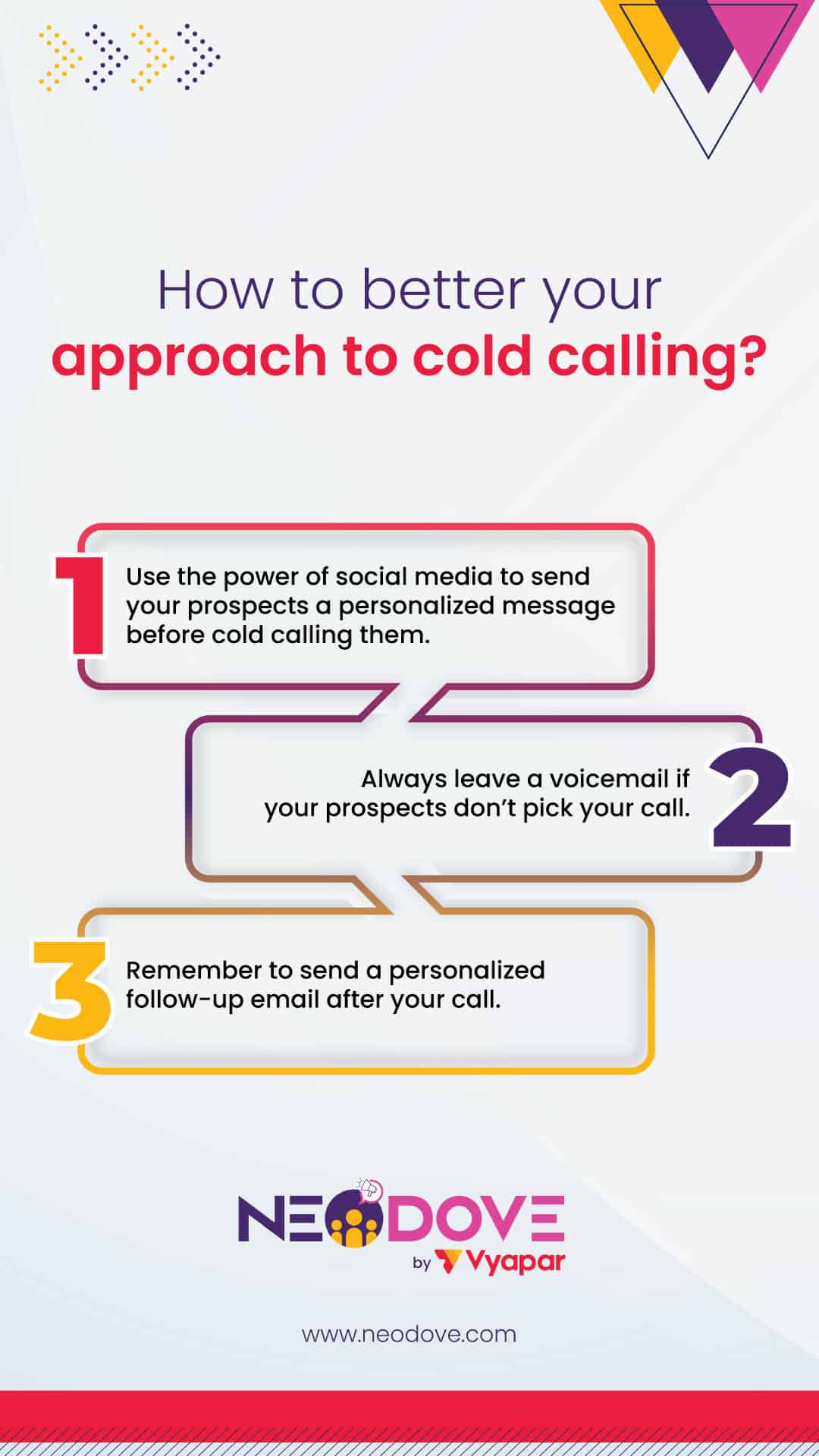 How to better your approach to cold calling - NeoDove